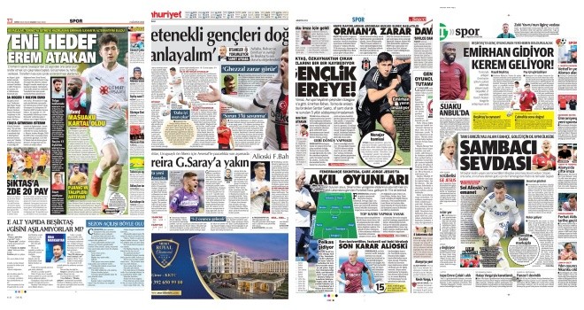 Spor manşetleri (2 Ağustos 2022)