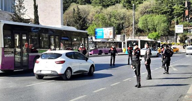 Çevik Kuvvet ekipleri saha! Beşiktaş'ta kısıtlama denetimi