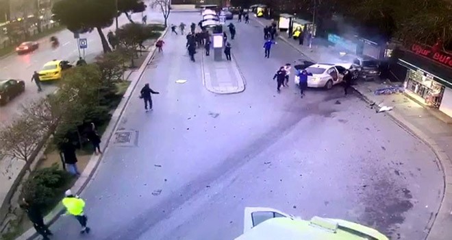 Beşiktaş'taki korkunç kazanın görüntüleri ortaya çıktı