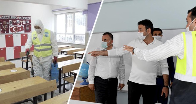Beşiktaş'taki okullar yüz yüze eğitime hazır