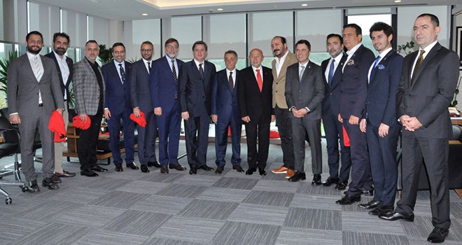 Başkan Çebi’den Türkiye Futbol Federasyonu Başkanı Nihat Özdemir’e ziyaret