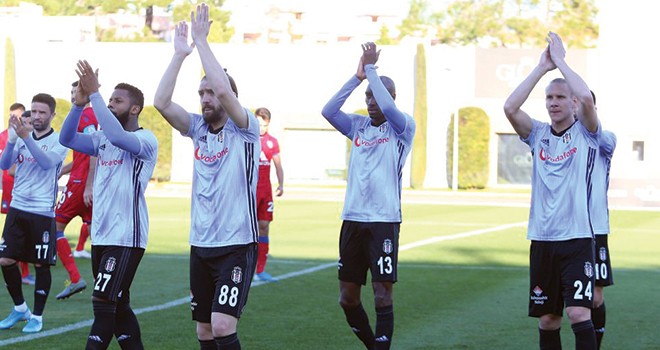 Beşiktaş kampı berabere tamamladı