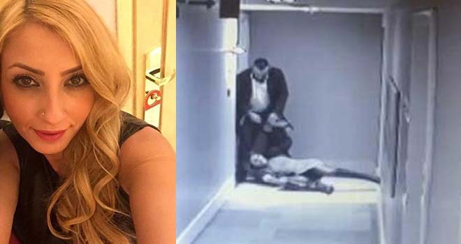 Genç kadının lüks otelin 7'inci katından düştüğü dehşet anları kamerada