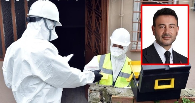 Genç Başkandan fark yaratan çalışma! Tonlarca asbesti imha ettiler