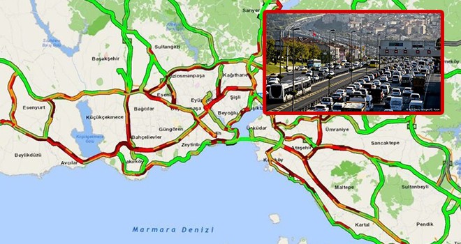 İstanbul’da tam kapanma trafiğe vurdu