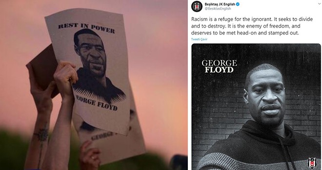 Türkiye futbol camiası ırkçılığa karşı birlik oldu