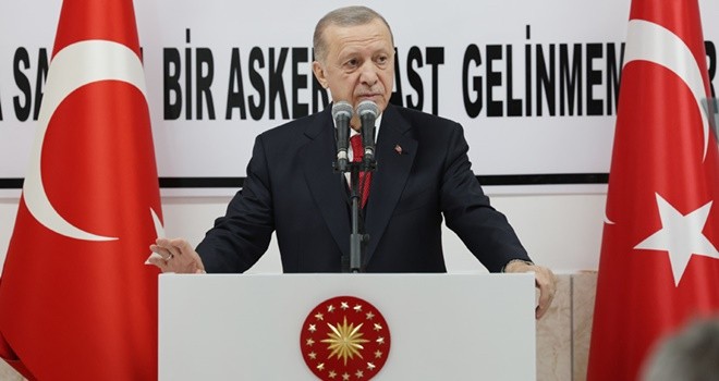 Cumhurbaşkanı Erdoğan:  Askerlerimizin fedakarca yürüttüğü çalışmaları çok iyi biliyoruz