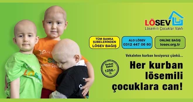 LÖSEV'de et ve et ürünleri desteği tüm yıl sürüyor