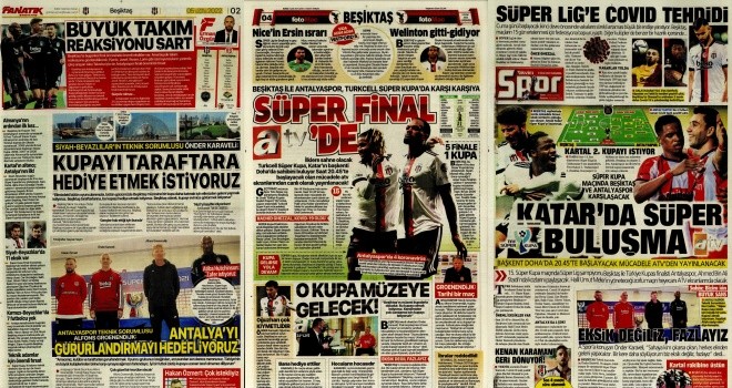 Beşiktaş manşetleri (5 Ocak 2022)