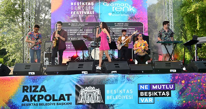 Beşiktaş'ta Gençlik Festivali coşkuyla başladı!