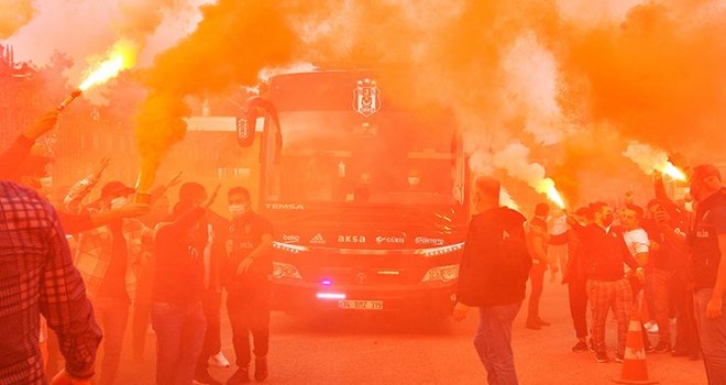 Taraftardan Beşiktaş'a tam destek