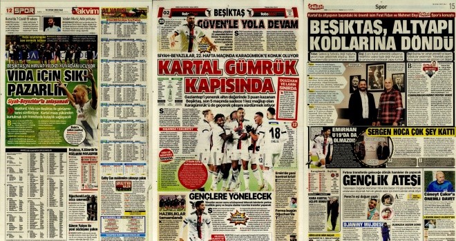 Spor manşetleri (18 Ocak 2022)