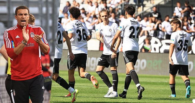 Beşiktaş yeni sezona iddialı başlayacak! Hazırlık maçını kazandı! Valerien Ismael'den açıklama geldi!