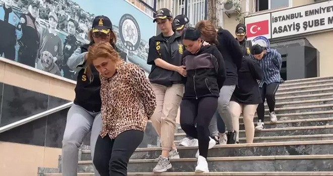 Beşiktaş'ta 5 hırsız suçüstü yakalandı!