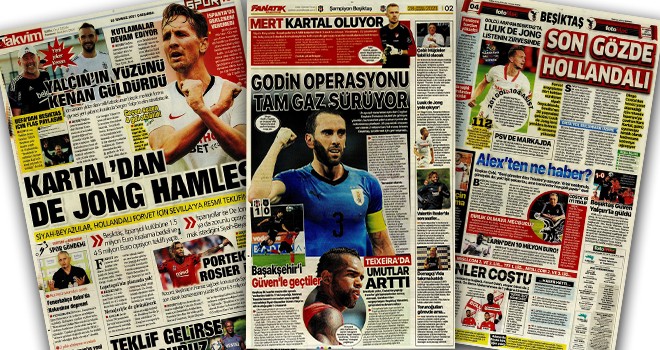 Beşiktaş manşetleri (28 Temmuz)