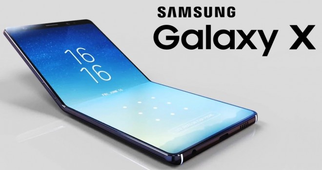 Samsung esnek telefon modelini ilk defa duyurdu