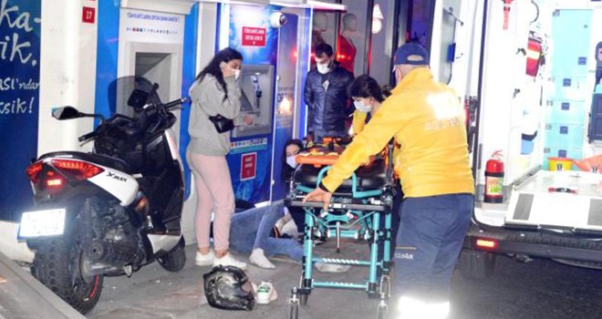 Tam kapanmayı unutan alkollü sürücü kaza yaptı