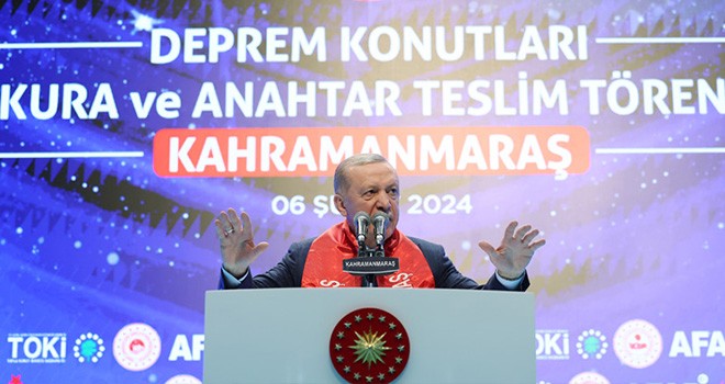 Cumhurbaşkanı Erdoğan: Deprem bölgesindeki şehirlerimizi geleceğe hazırlayacağız