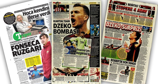 Manşetlerle Beşiktaş (1 Temmuz)