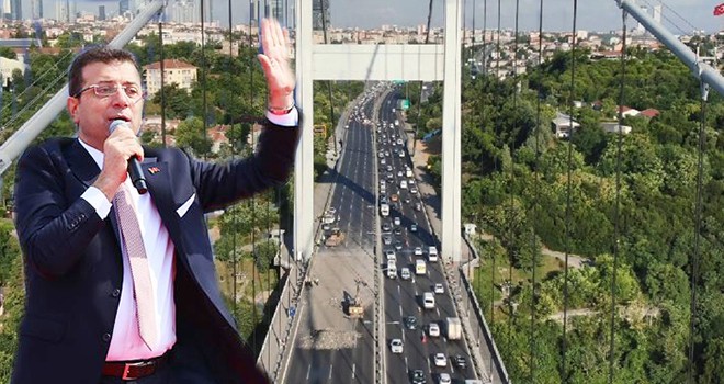 İBB Başkanı İmamoğlu'ndan köprü açıklaması