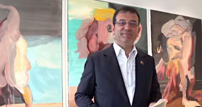 İBB Başkanı Ekrem İmamoğlu'ndan Artweeks@Akaretler’e ziyaret