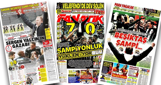 Manşetlerle Beşiktaş'ın 7-0'lık galibiyeti