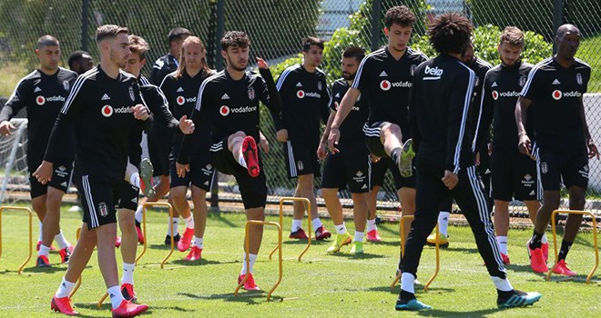 Beşiktaş'tan kondisyon ve taktik çalışması