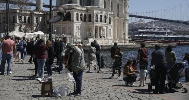 Taksim ve Ortaköy'e akın ettiler!