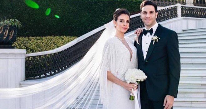 Ünlü çift Beşiktaş'ta evlendi