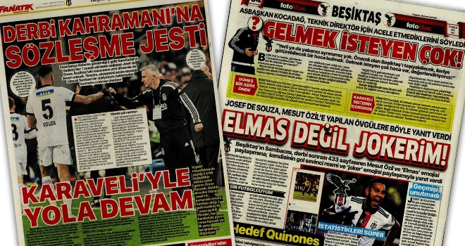 Günün Beşiktaş manşetleri! (21 Aralık)