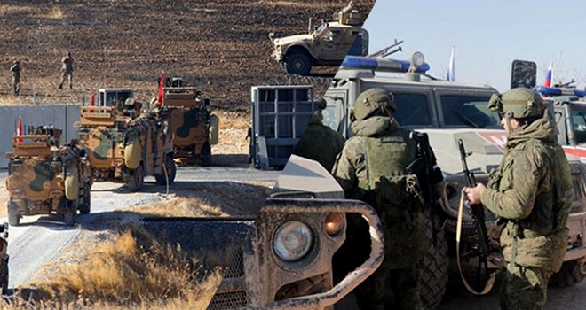 İdlib'te Türk-Rus ortak devriyesi