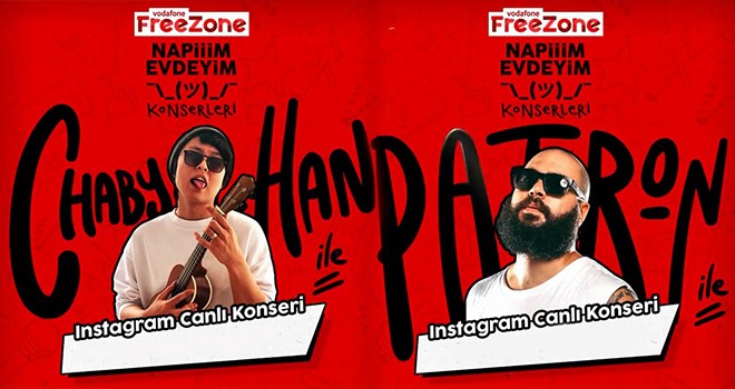 Vodafone FreeZone'un online konserlerine büyük ilgi