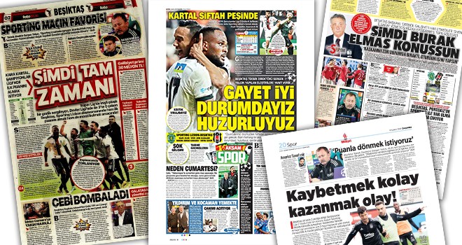 Günün Beşiktaş manşetleri! (3 Kasım)