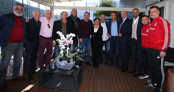 Sergen Yalçın, konuklarını ağırladı