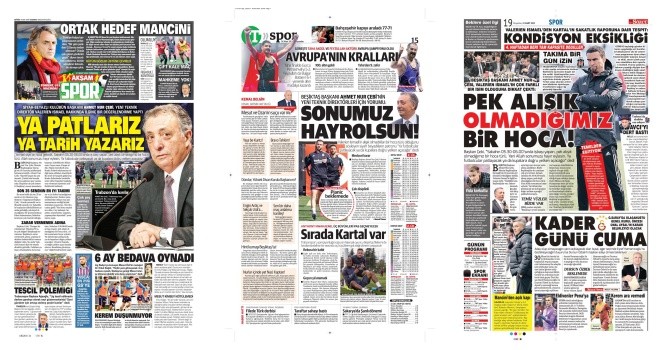 Spor manşetleri (31 Mart 2022)