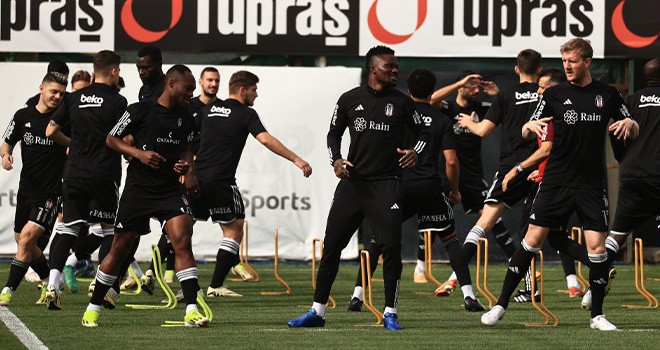 Beşiktaş'ta Başakşehir maçı hazırlıkları sürüyor!