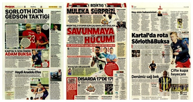 Spor manşetleri (19 Nisan 2022)