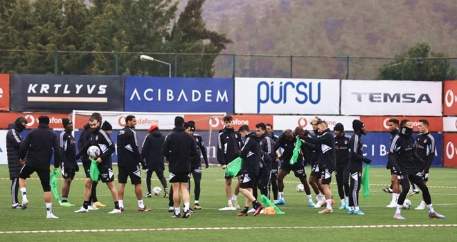 Beşiktaş'ta Bitexen Giresunspor maçı hazırlıkları başladı!