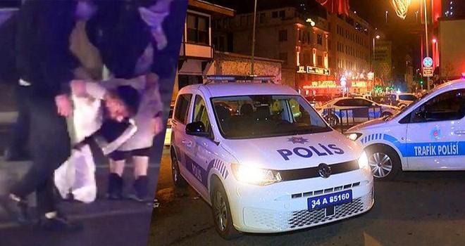 Ortaköy'de dehşet anları! Mendil satan engelli çocuğa saldırıp ateş açtılar