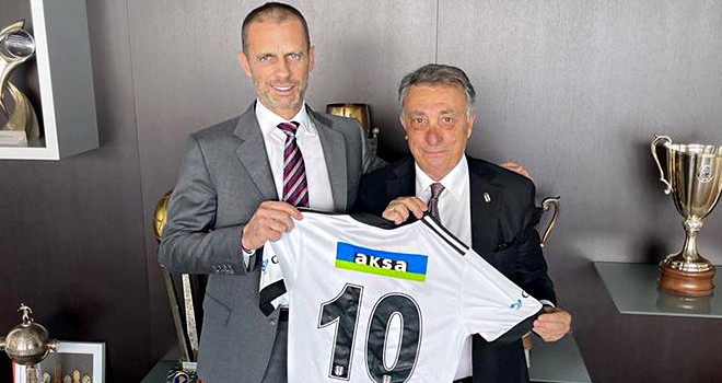 Ahmet Nur Çebi'den UEFA Başkanı Aleksander Ceferin'e ziyaret