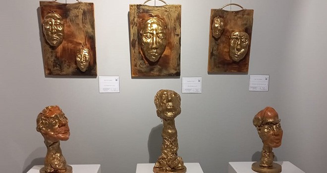 Kusur ve Melis Gürsel’in  solo resim&heykel sergisi açıldı