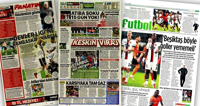 Günün Beşiktaş manşetleri (17 Ekim)