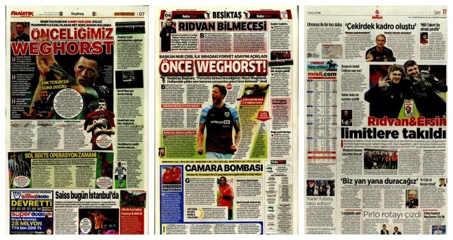 Spor manşetleri (14 Haziran 2022)