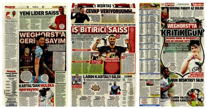 Spor manşetleri (15 Haziran 2022)