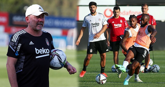 Kara Kartal, kondisyon ve taktik çalışıyor