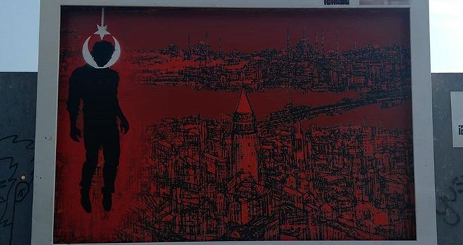 Devrim Erbil'in resmine silüet çizen şüpheliler Beşiktaş'ta yakalandı