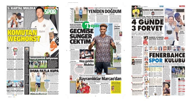 Spor manşetleri (7 Temmuz 2022)