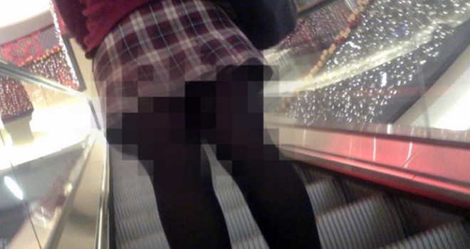 Mağazada videolu taciz