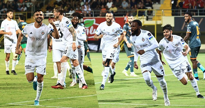 Alanyaspor - Beşiktaş maç sonucu: 3-3