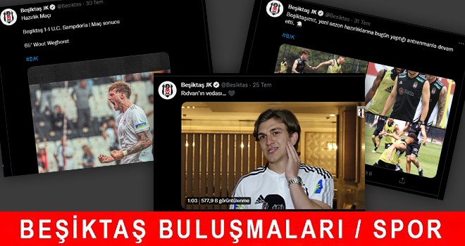 Beşiktaş Buluşmalarında geçen haftanın spor gündemi!...